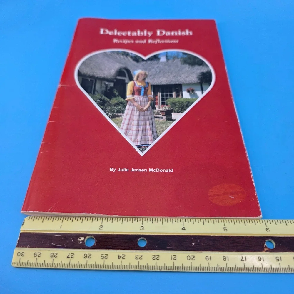 Delectably Danish Recipes and Reflections Julie Jensen McDonald Cookbook Vintage